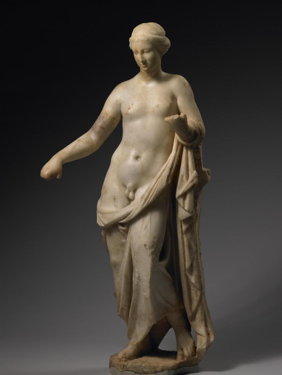 西洋历史文化鱼缸#公元前2世纪制作于罗德岛的希腊雕塑《赫马佛洛狄