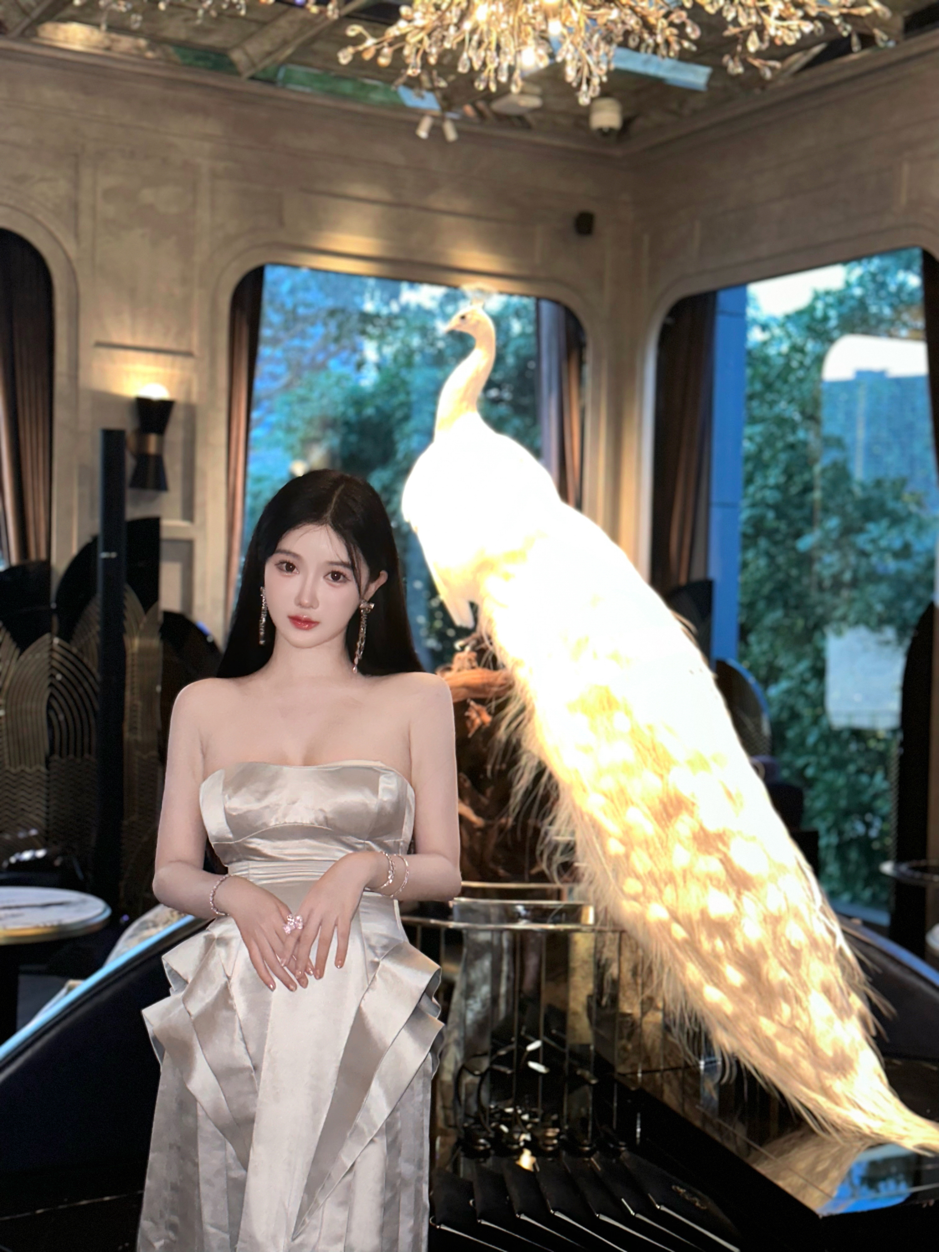 时尚女星孙心娅泰国诠释国人魅力