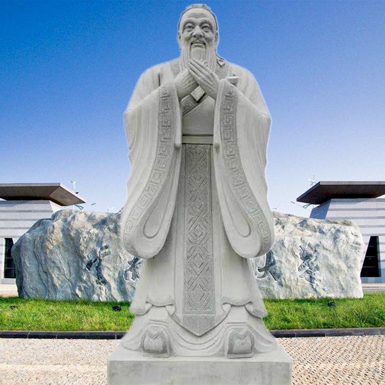 石雕老子雕像 历史名人老子石像 河北中石雕刻之乡