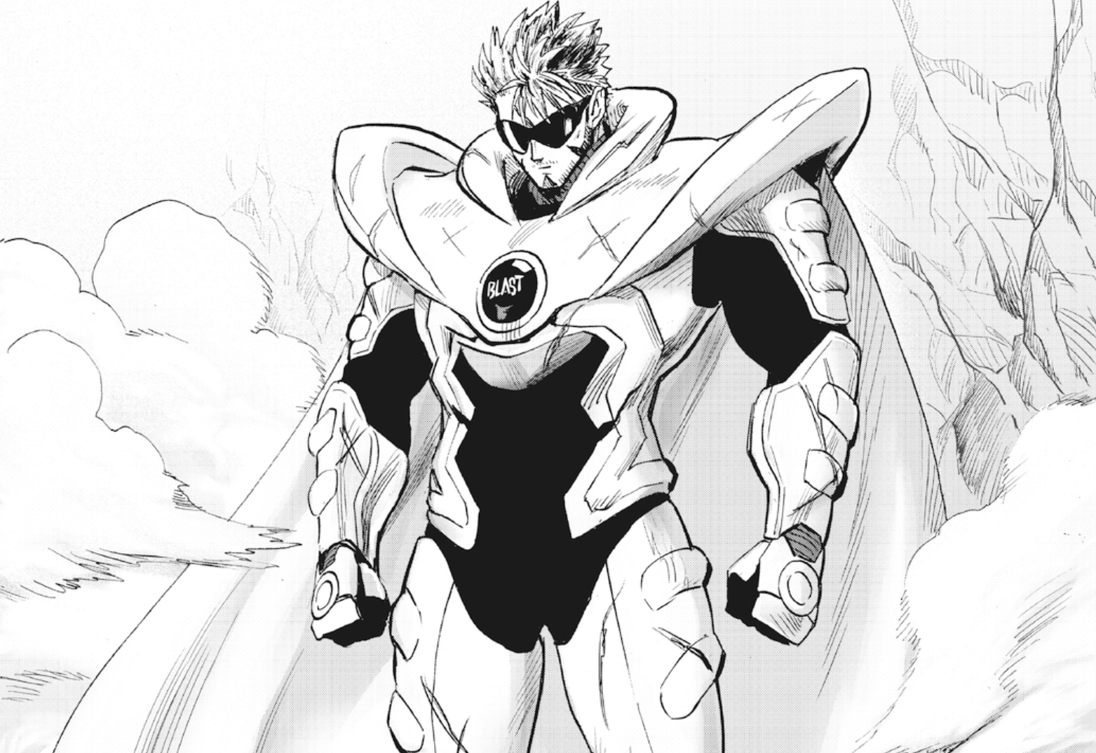 一拳超人:超黑金黑光对战邦古,肉体派和武术派的代表,谁将胜出