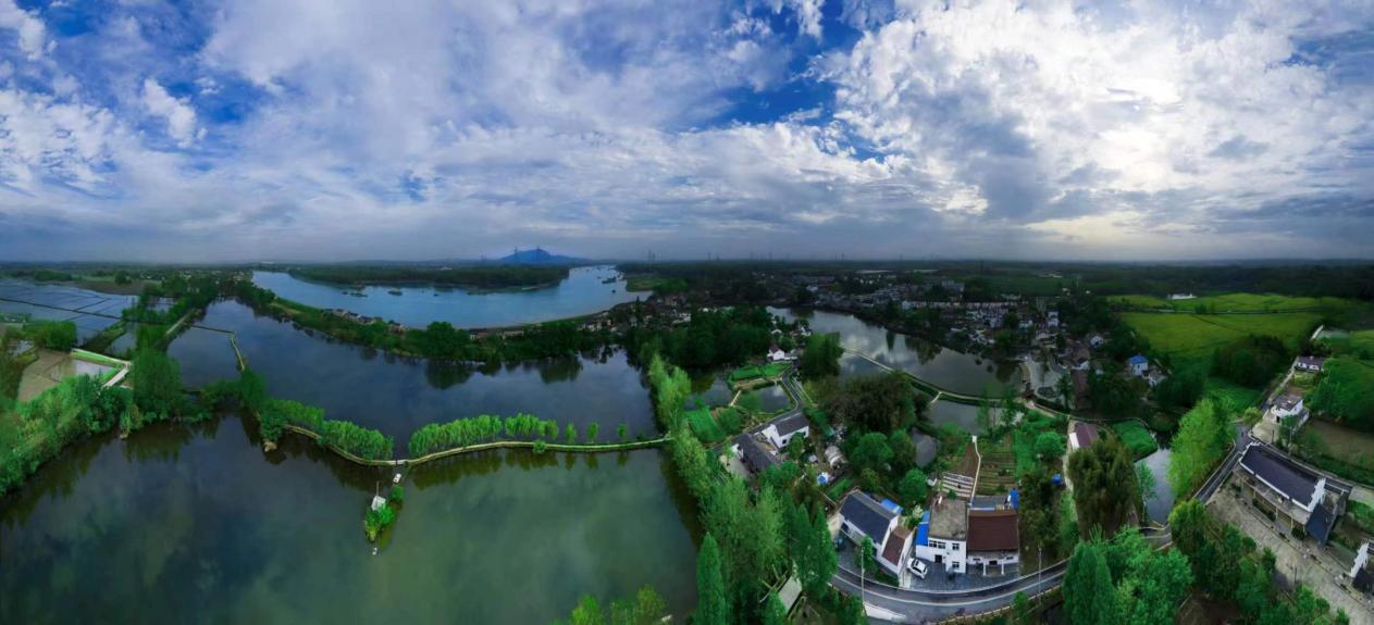 蕪湖市灣沚區紅楊鎮:古鎮春景