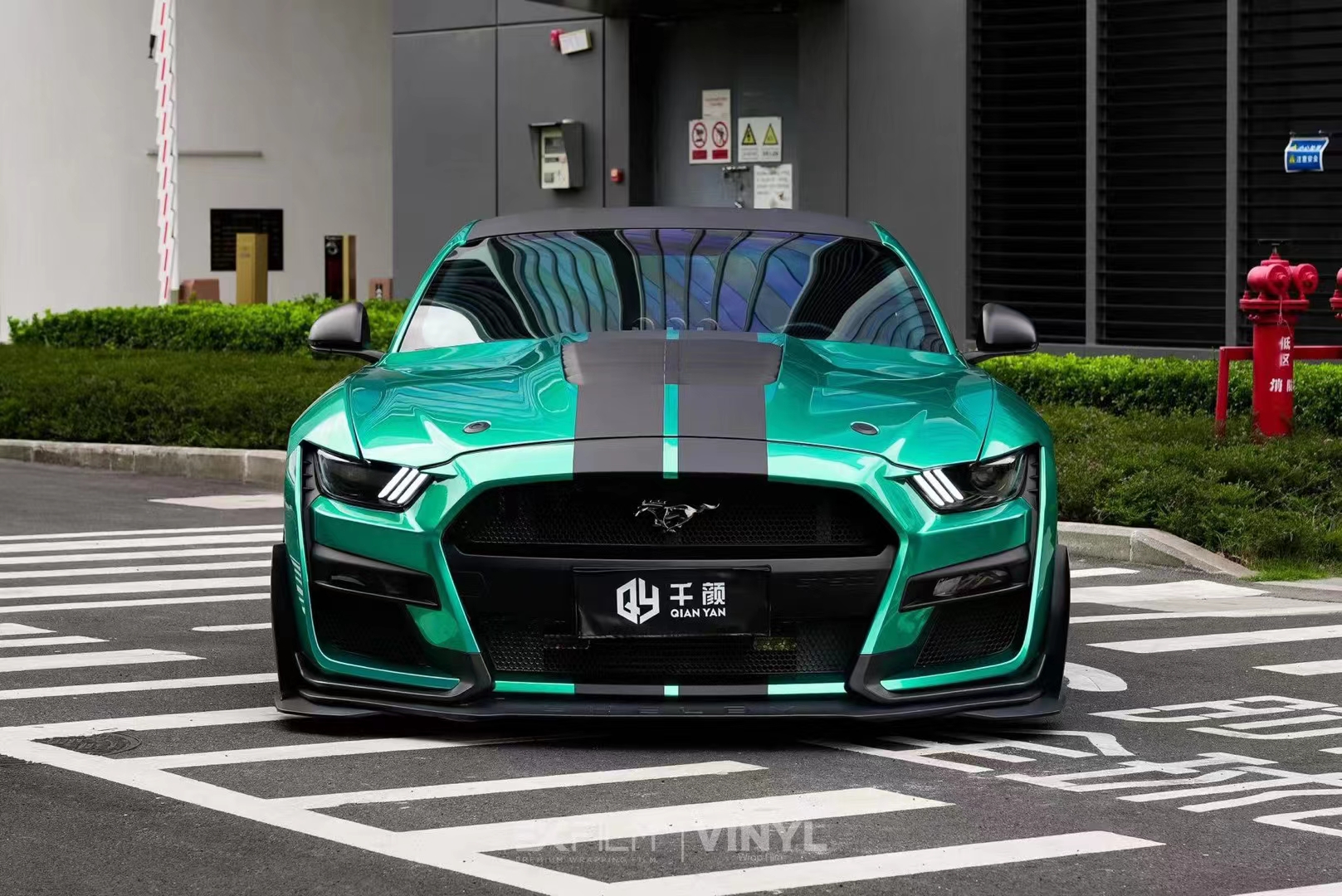 野马ekfilm改色膜曼岛绿,复古有范儿