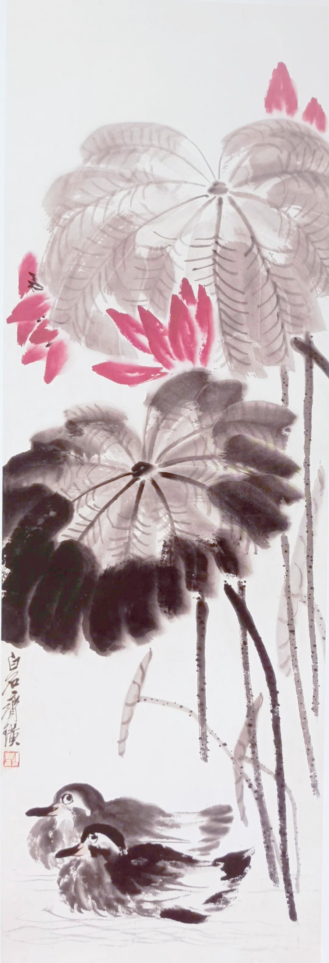 齐白石花鸟画多幅精品赏析