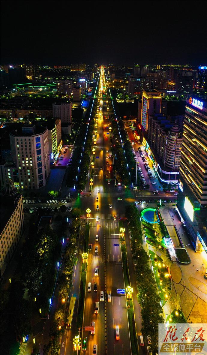 庆阳初秋的夜景,原来也可以这么美!