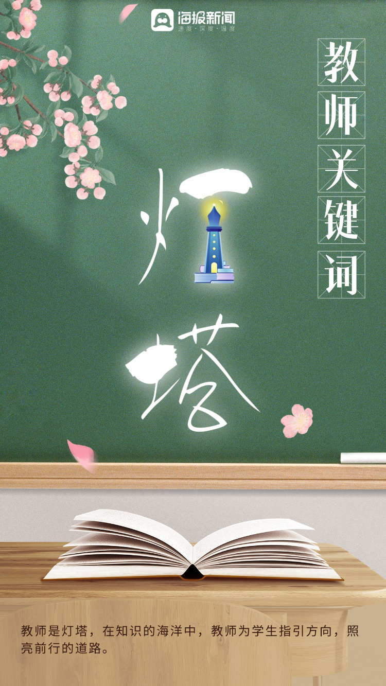 海报组图|一组创意关键词解锁教师节