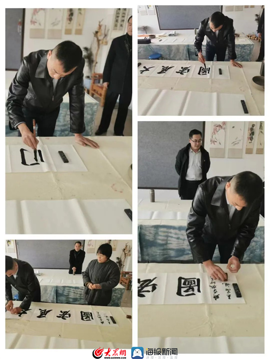 安丘雹泉学校开展"书法进校园 翰墨润心田"活动