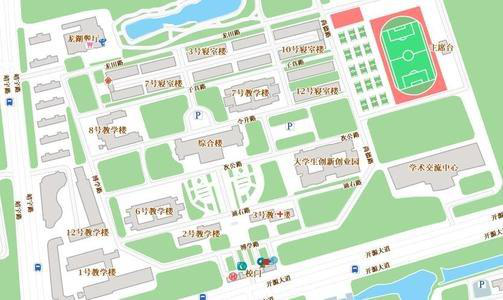 黄淮学院医学院平面图图片