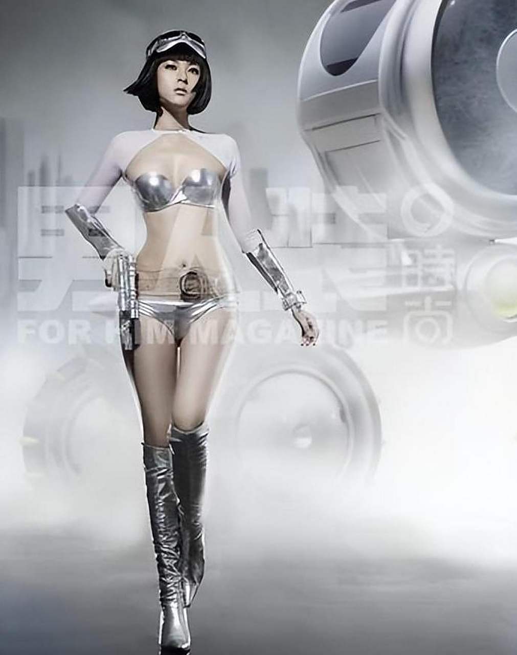 美人:曾黎 旧事:2007年3月为《男人装》拍摄写真 日前