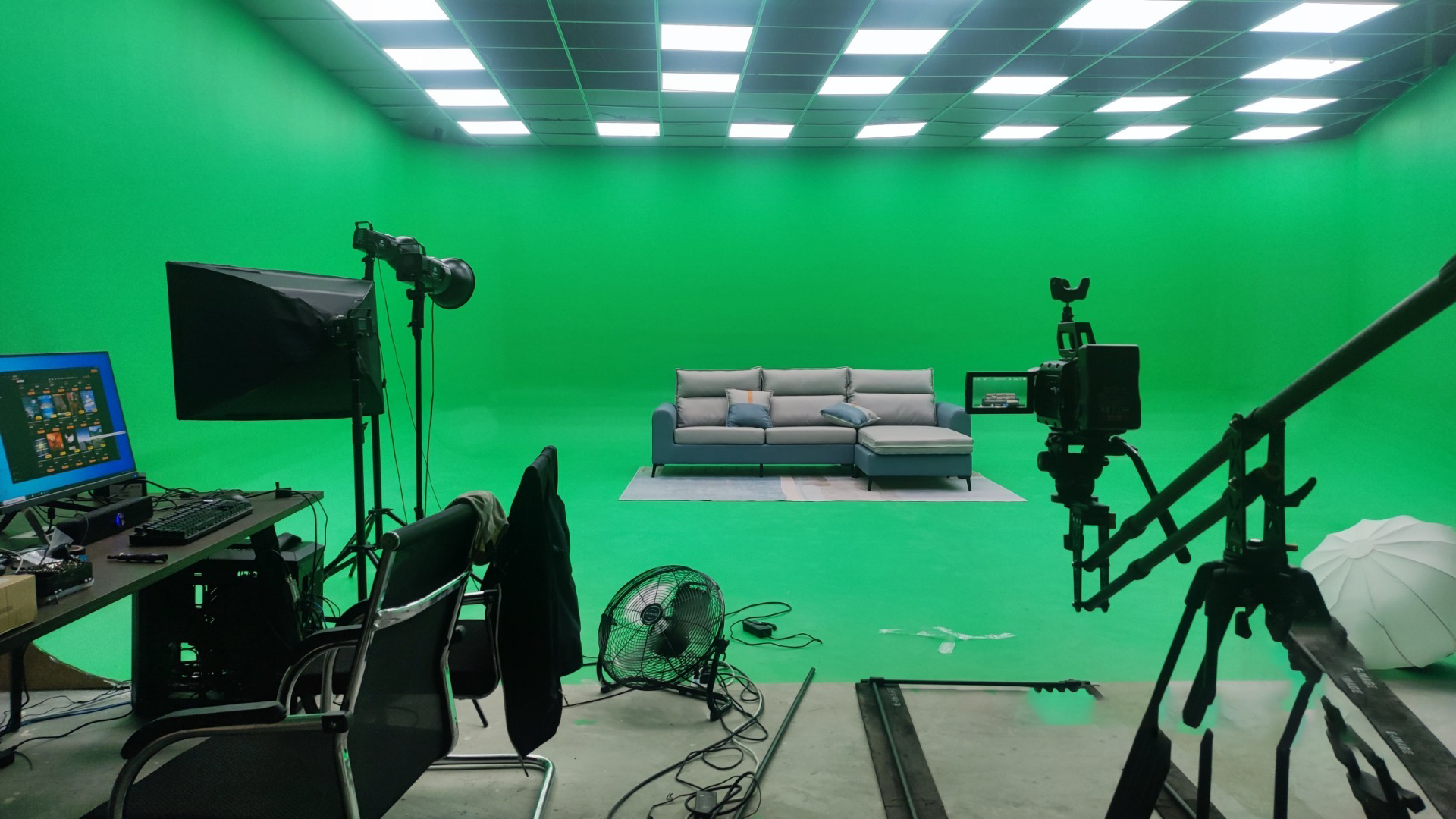 绿幕抠影棚抠像