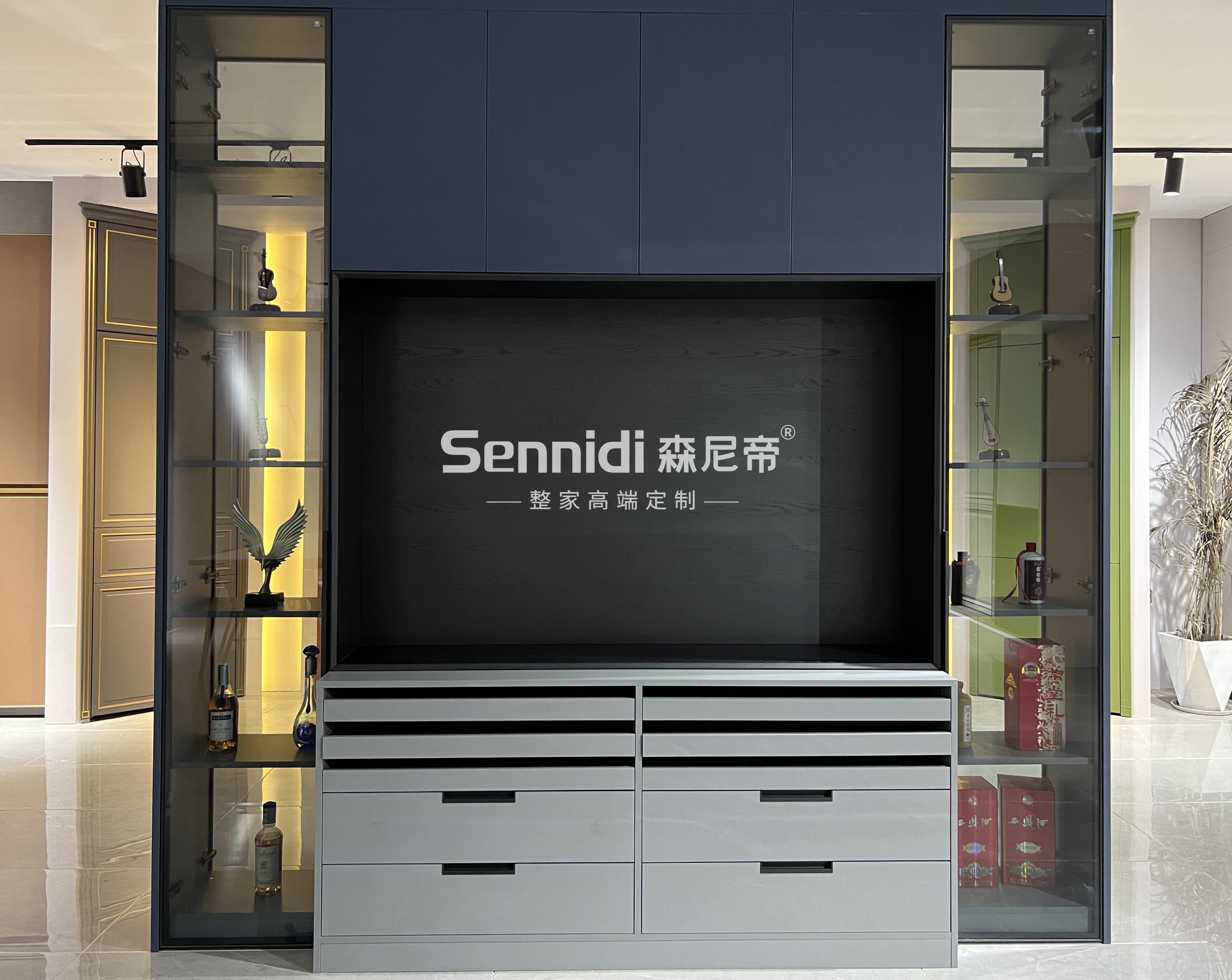 森尼帝全屋定制展厅全新上线,更奢阔的视觉体验