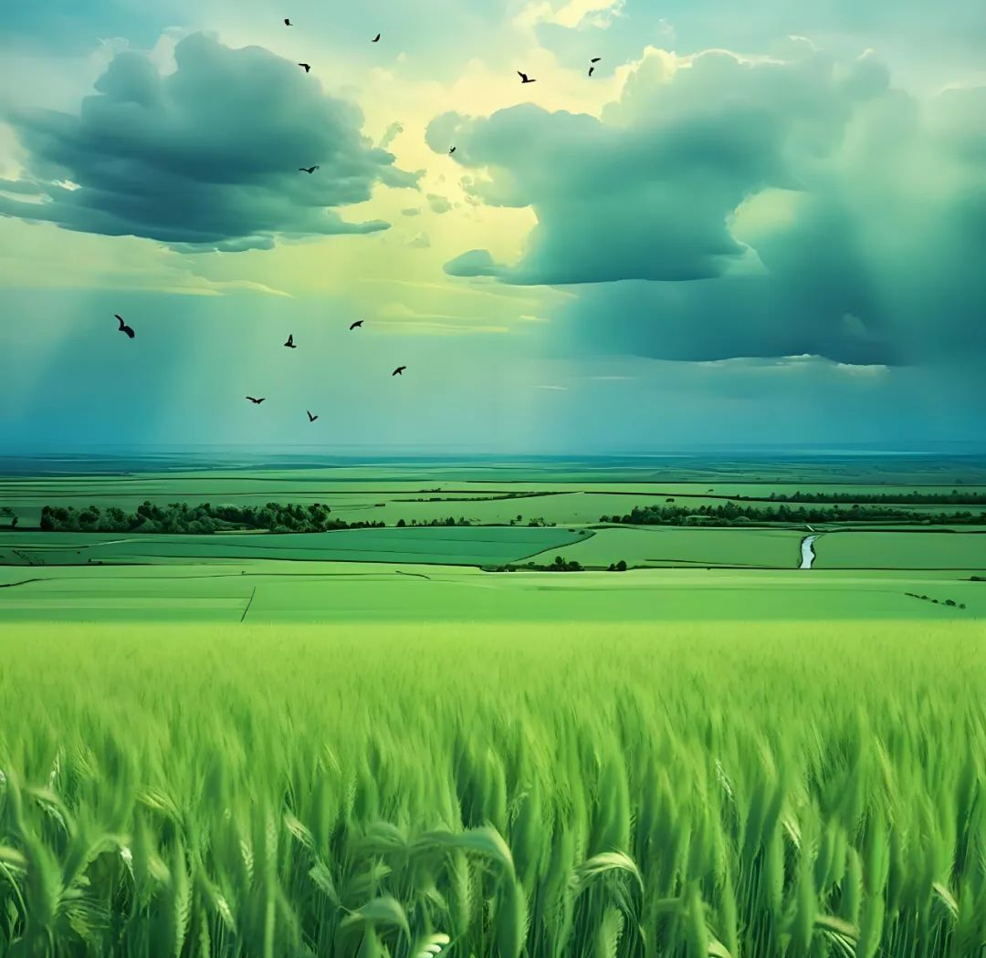 微信头像中的绿色田园风光:一种生活态度的体现与环保意识的觉醒