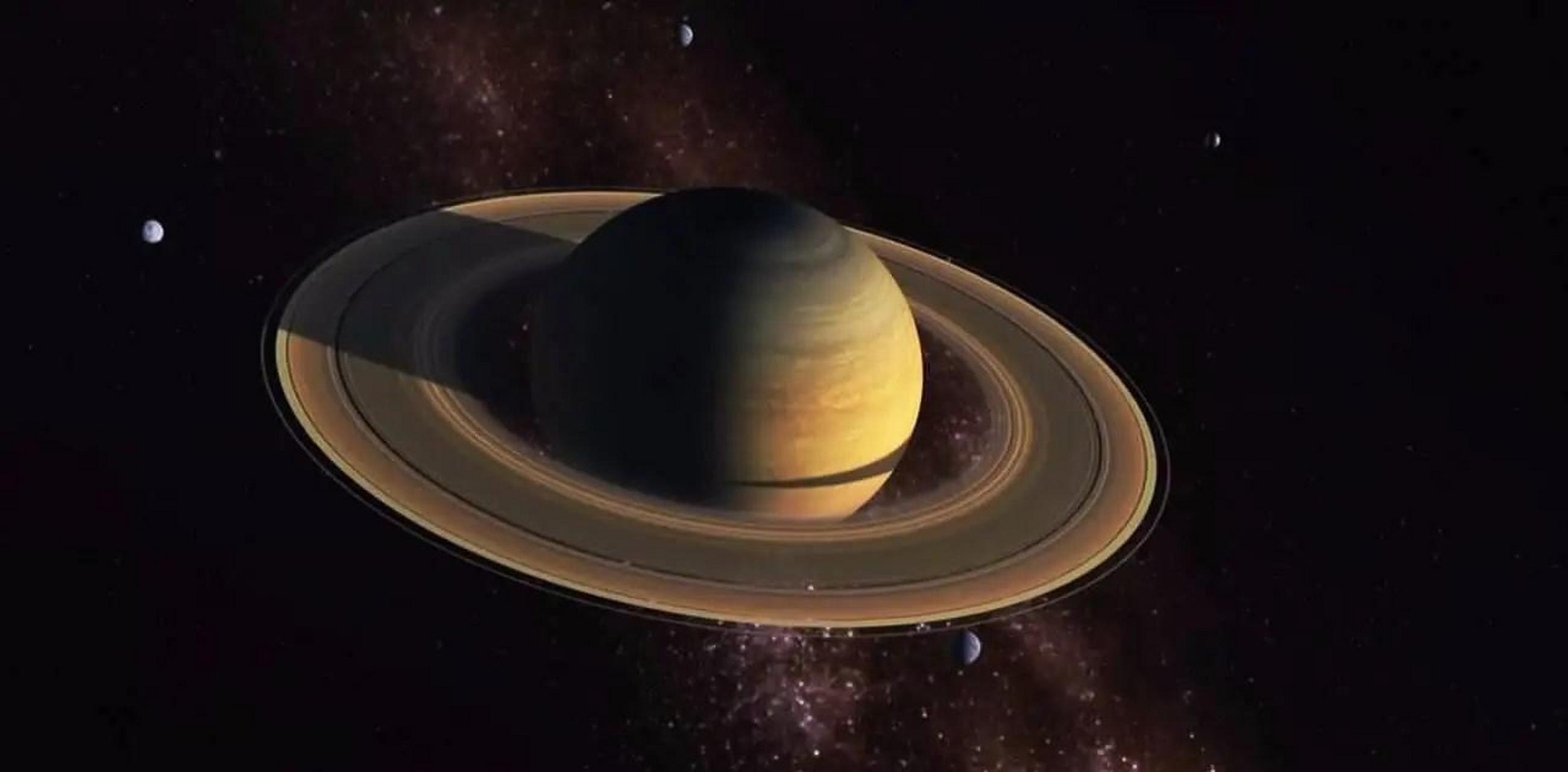 土星拥有美丽的环,被誉为太阳系中最美丽的行星之一