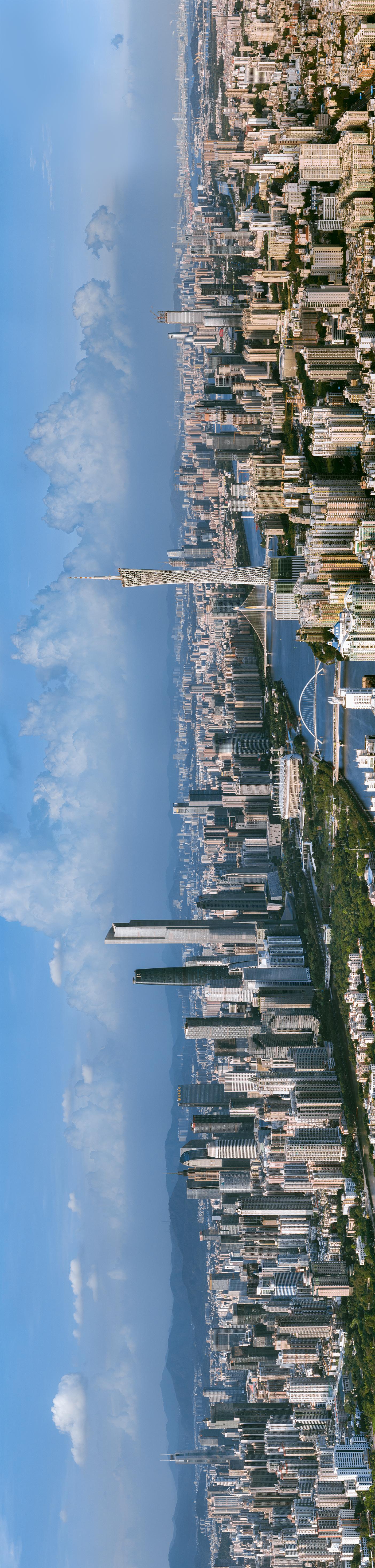 48张照片拼出一江两岸,一幅广州珠江长卷徐徐展开|小羊拍客