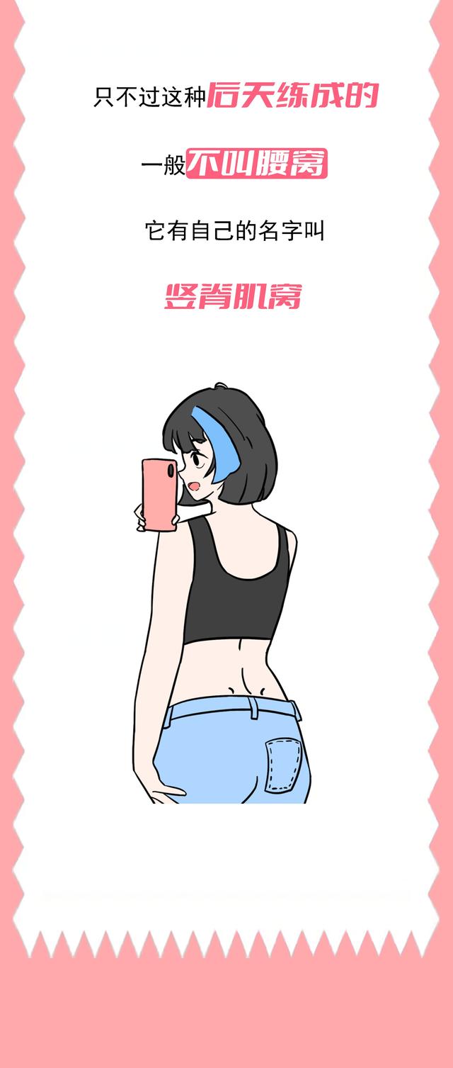 女生腰部的两个凹陷,到底是什么?