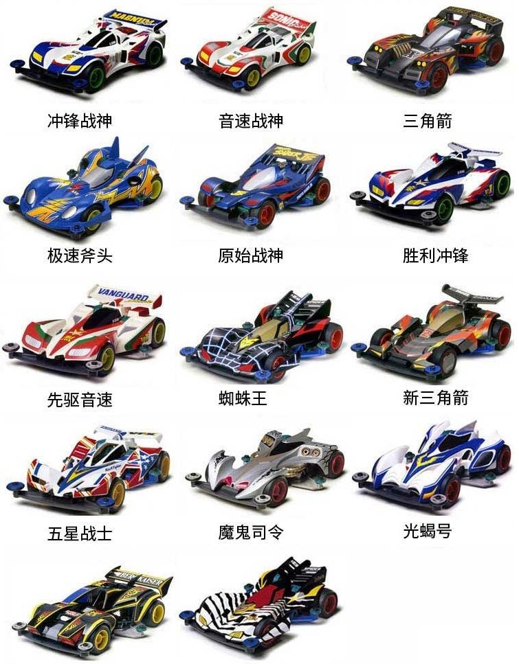 四驱兄弟车系列一览表