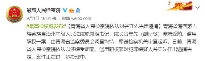 检察机关依法分别对张西军,谷守先提起公诉