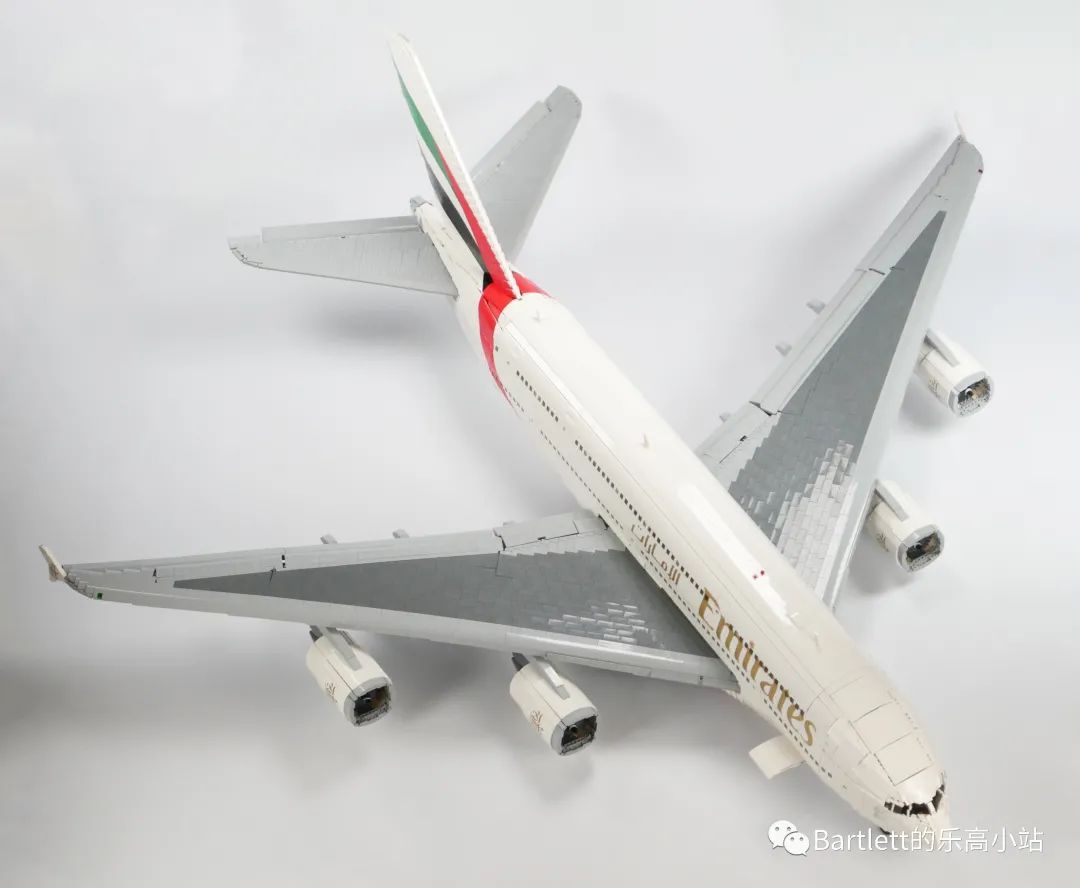 乐高moc之阿联酋航空a380飞机模型