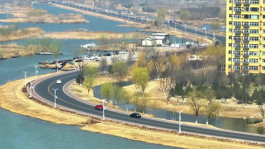 泰安市东平县:湖畔的初春印象