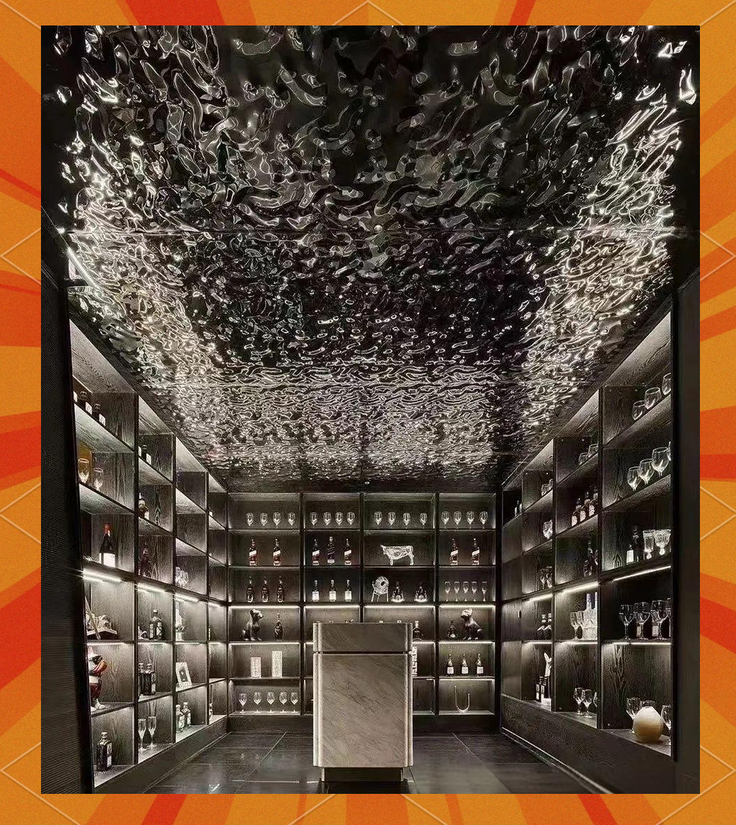 不锈钢水波纹板:装饰设计的新宠