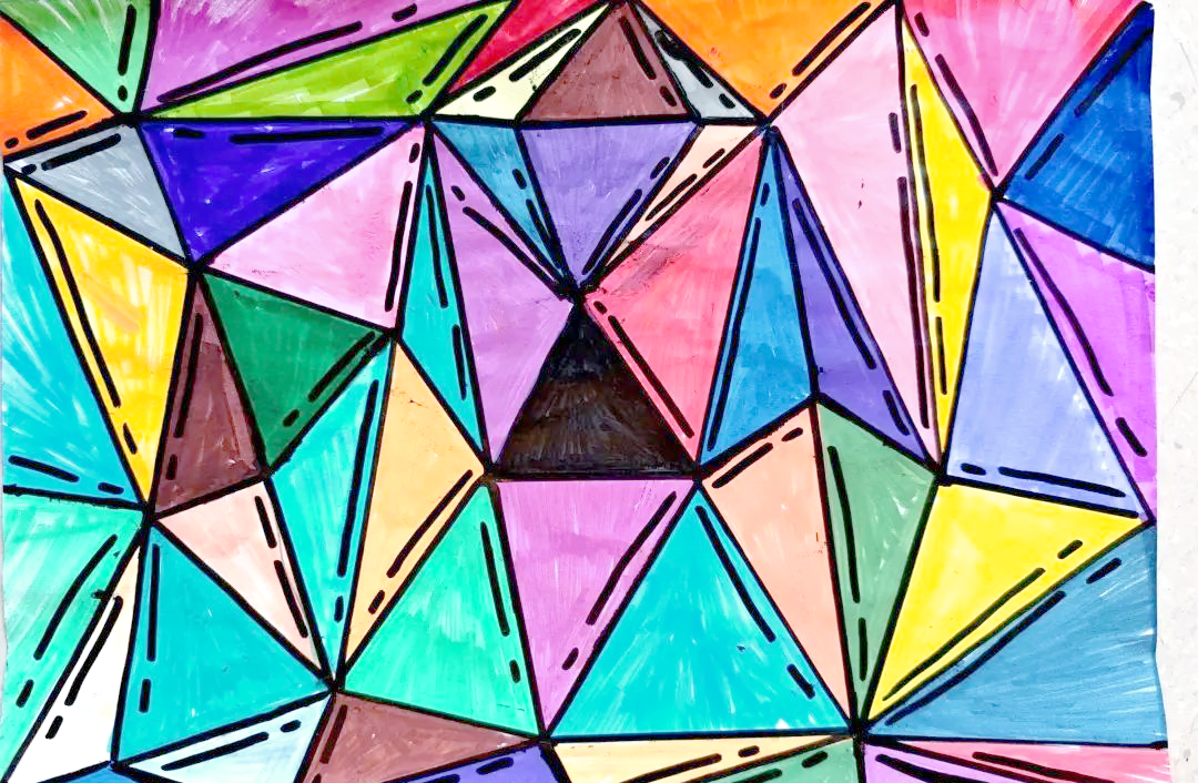 初中数学学科特色作业:创意镶嵌作品大赏