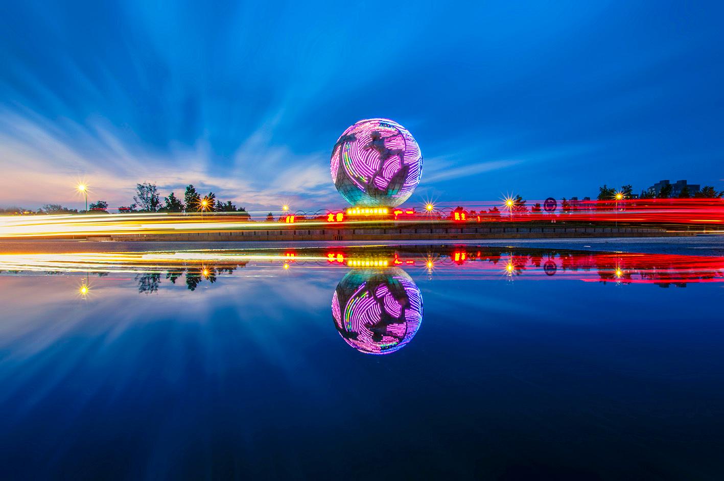 美丽江苏·每日一景丨盐城射阳:大河奔流 福地鹤舞