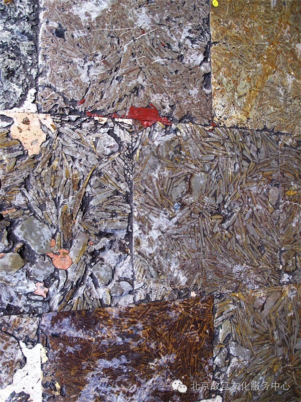 辨伪!武当山金殿基座是竹叶状灰岩,也叫花斑石,不是三叶虫化石