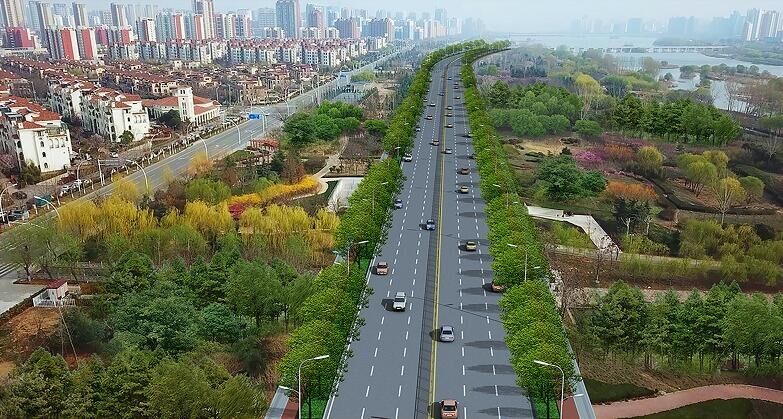 建成后,主路一路畅通!临沂市积极推进滨河大道提升改造工程