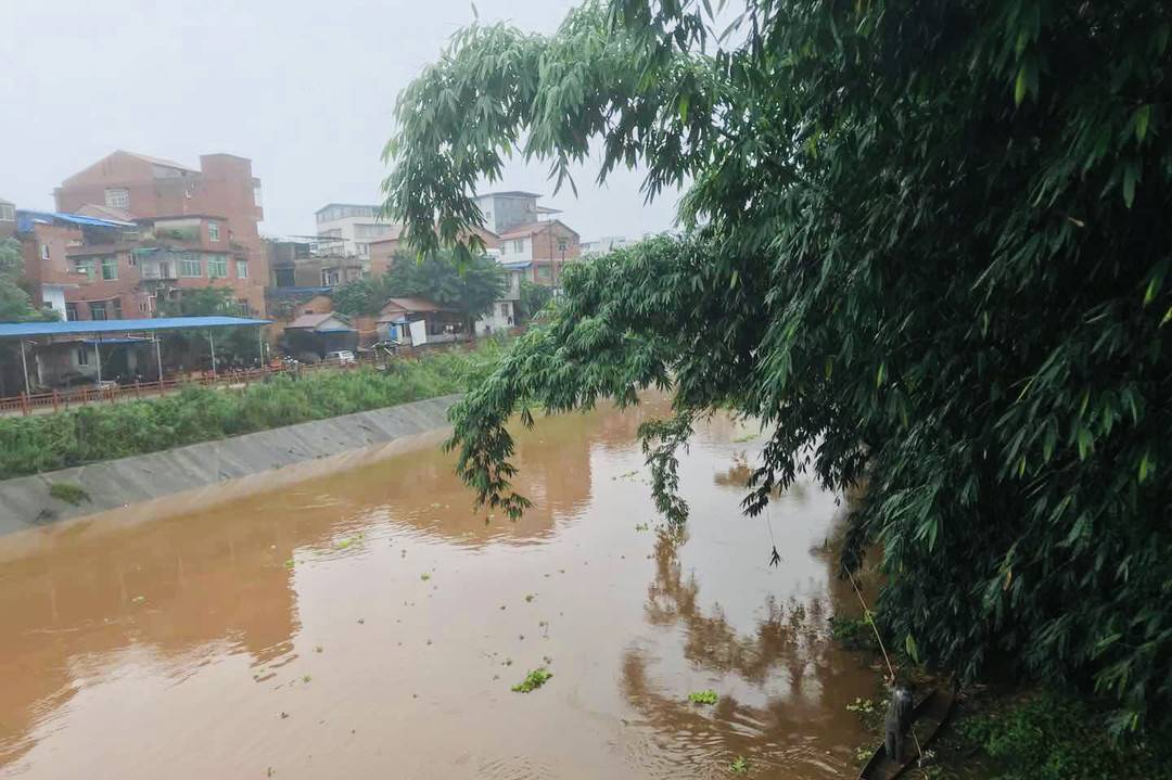 自贡迎暴雨天气 最大降水量125.2毫米在荣县河口杨坳山