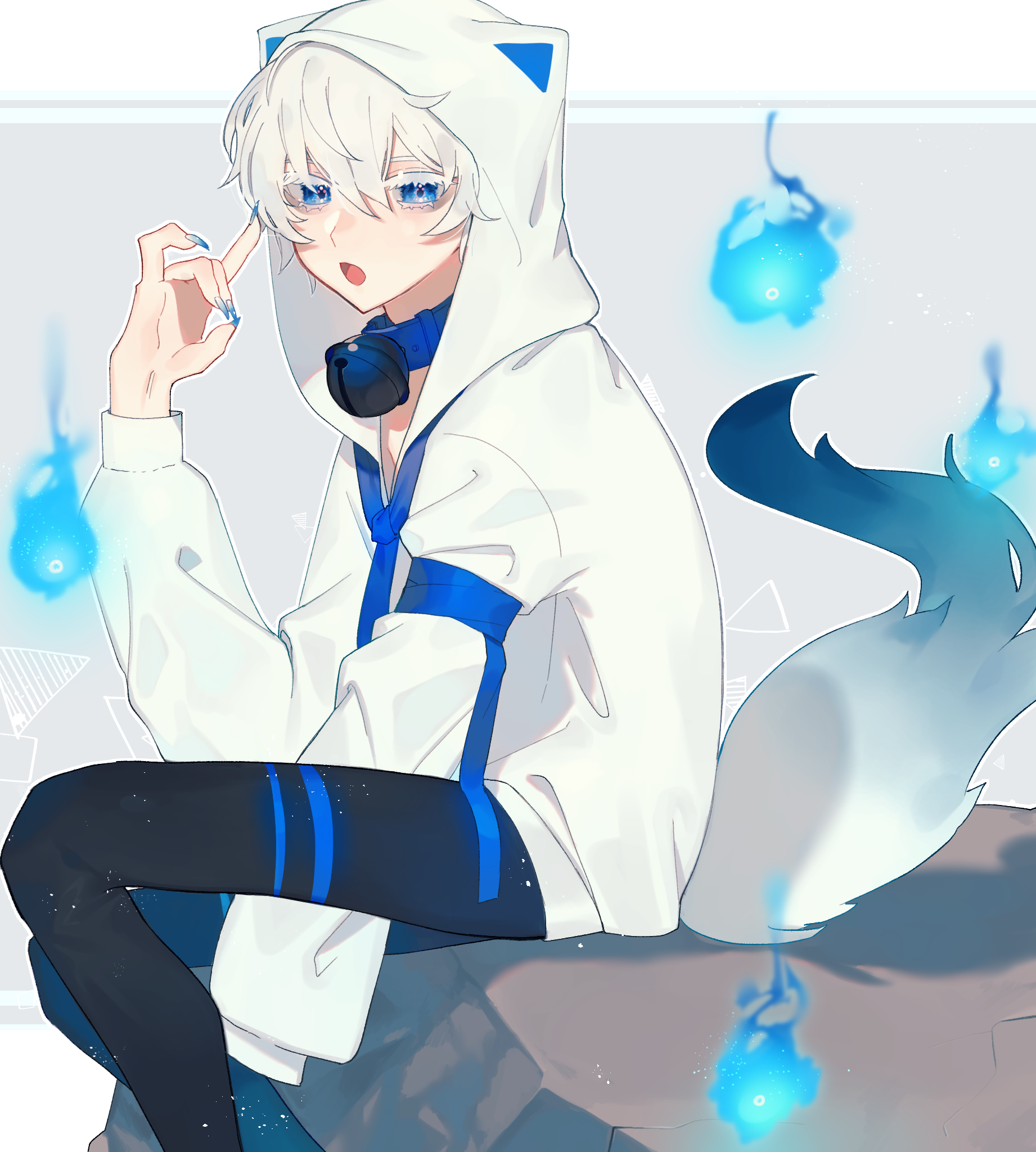 画师「水視ずみ」作品欣赏:纯美少女 & 邪魅少年人物插画