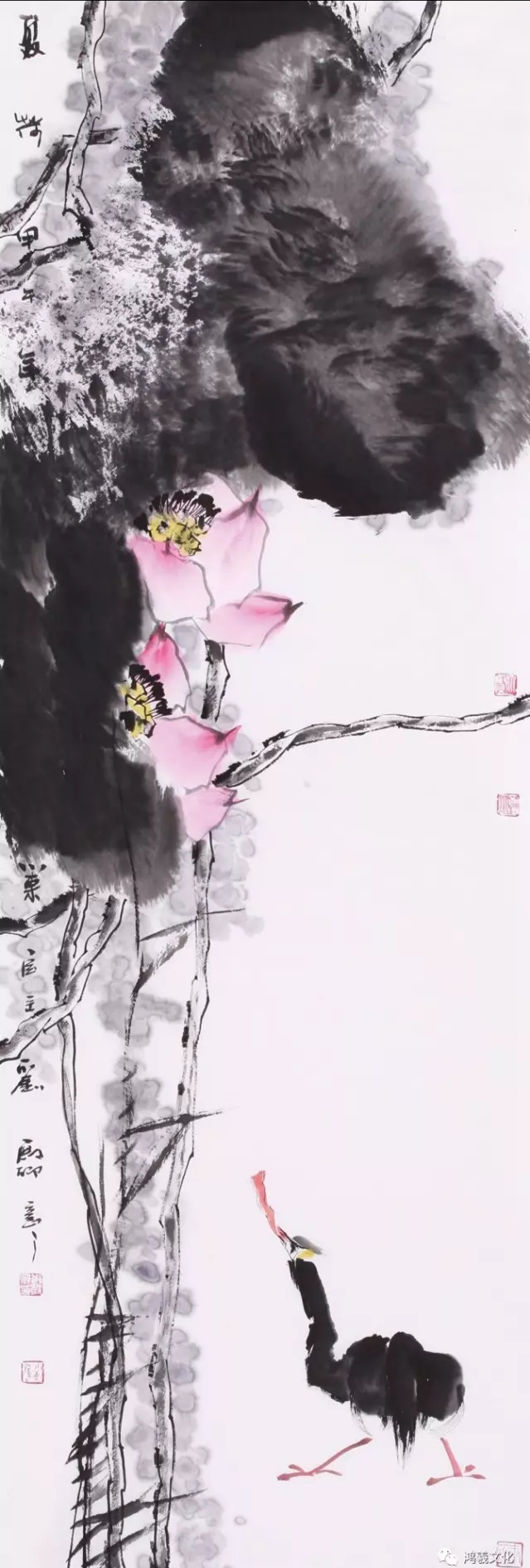 以水墨礼赞荷花——记著名书画家刘殿卿