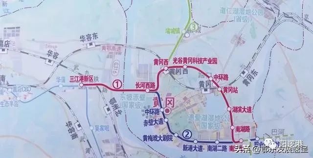 黄冈加快两条地铁建设通往武汉