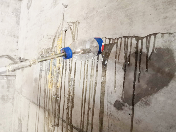 水性聚氨酯堵漏剂施工效果