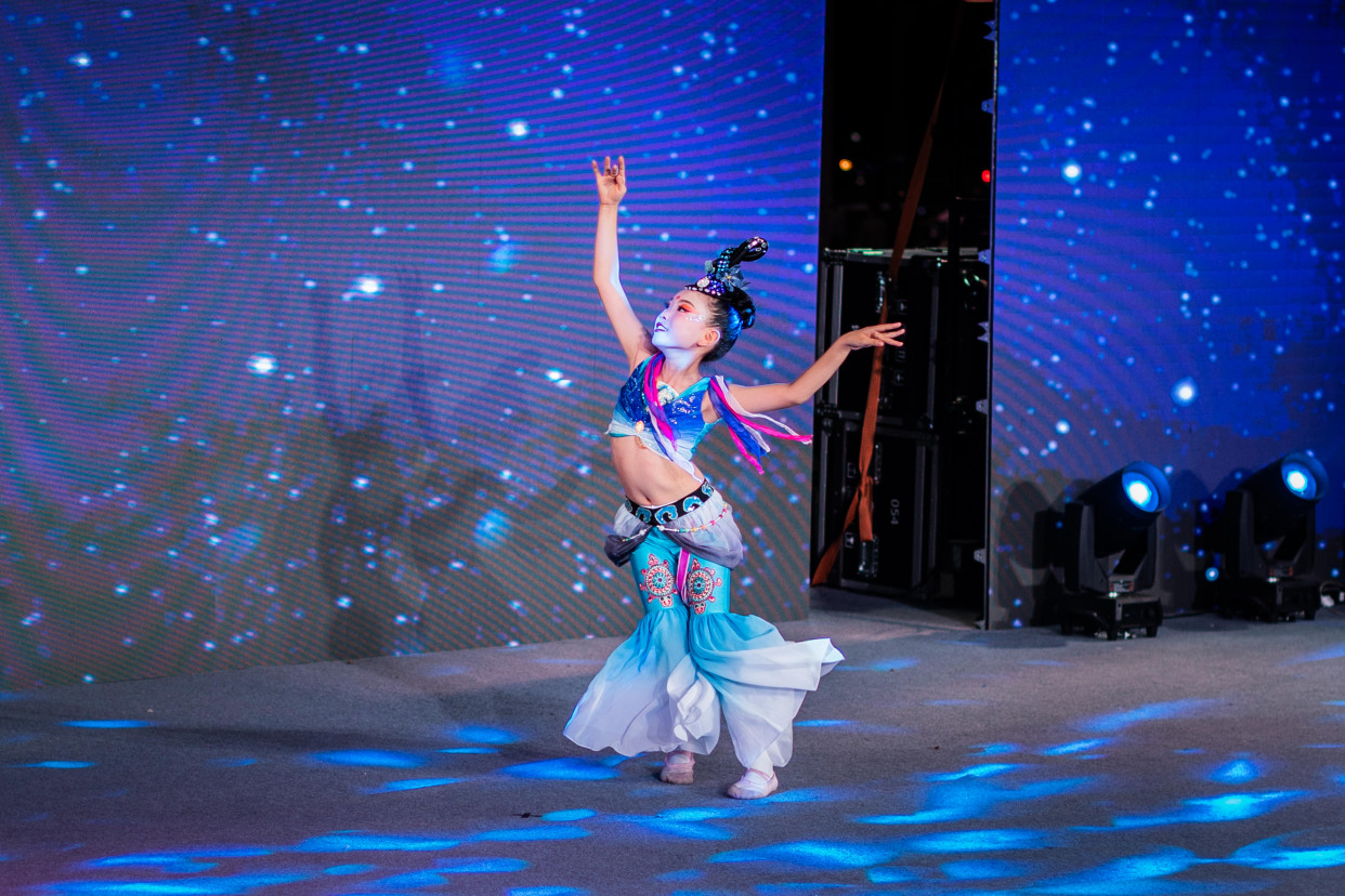 长沙松雅湖吾悦儿童舞蹈表演