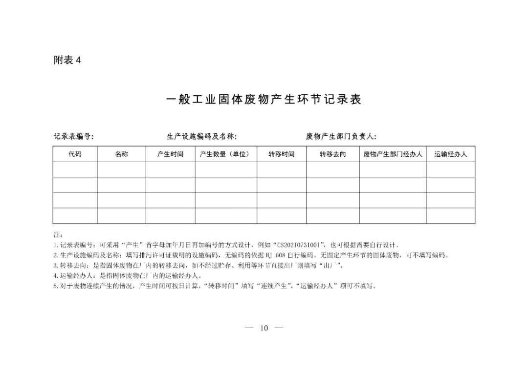 生態環境部關於公開徵求《一般工業固體廢物管理臺賬制定指南(試行)