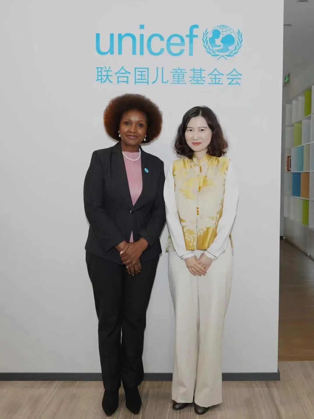 ccg秘书长苗绿一行访问联合国儿基会驻华代表处