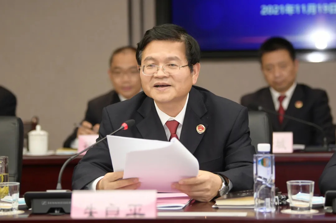 市委副书记,政法委书记朱爱勋调研全市检察工作