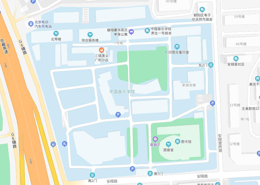 杭州音乐学院平面图图片