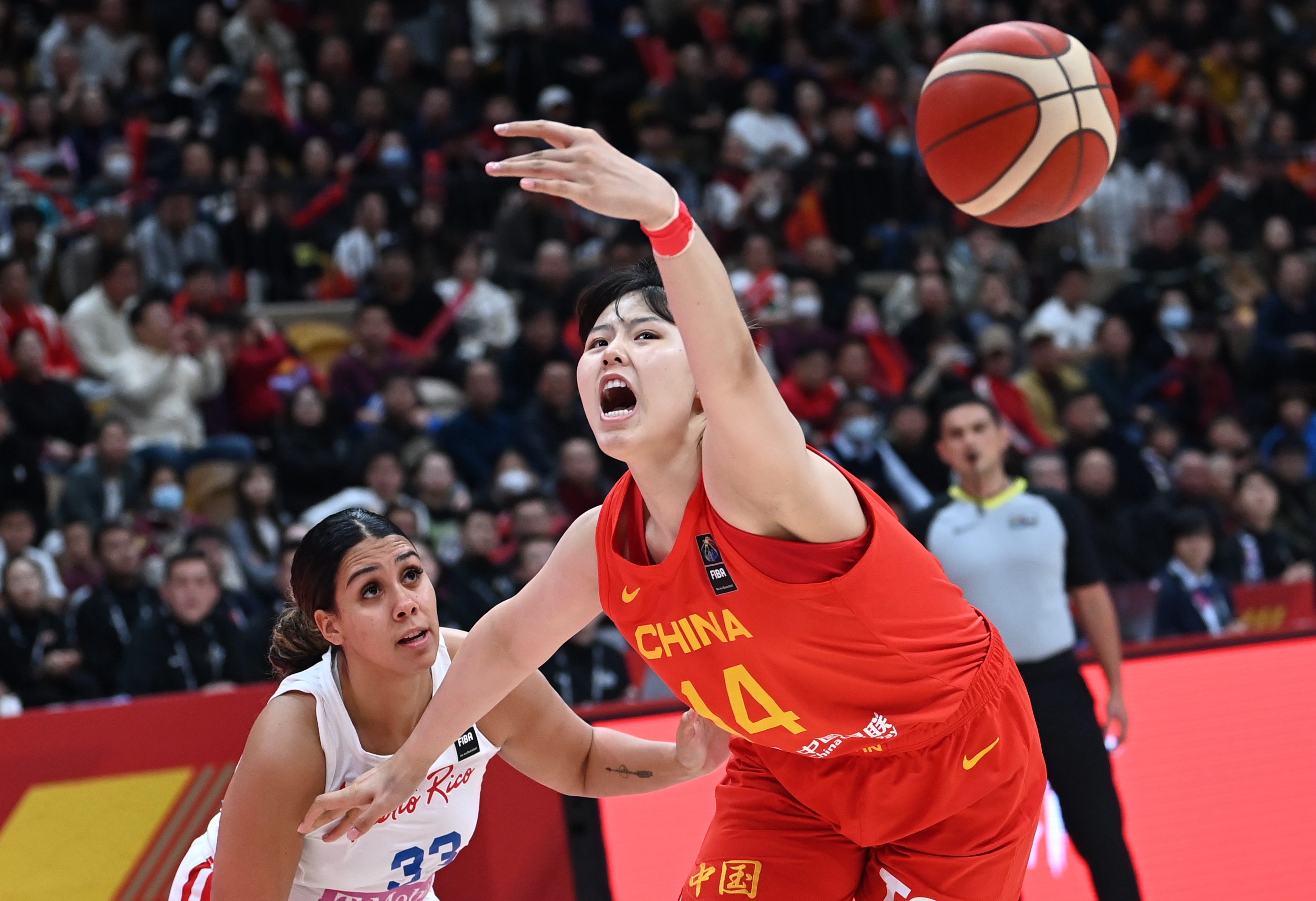 篮球——2024国际篮联奥运女篮资格赛:中国队胜波多黎各队(2)