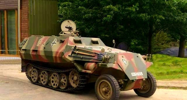 二战期间装甲运兵车应用情况概览:德军广泛使用半履带战车