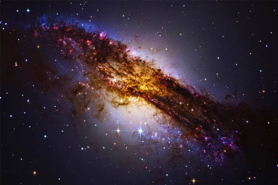 银河系的邻居之一的壮观照片揭示了迷人的细节