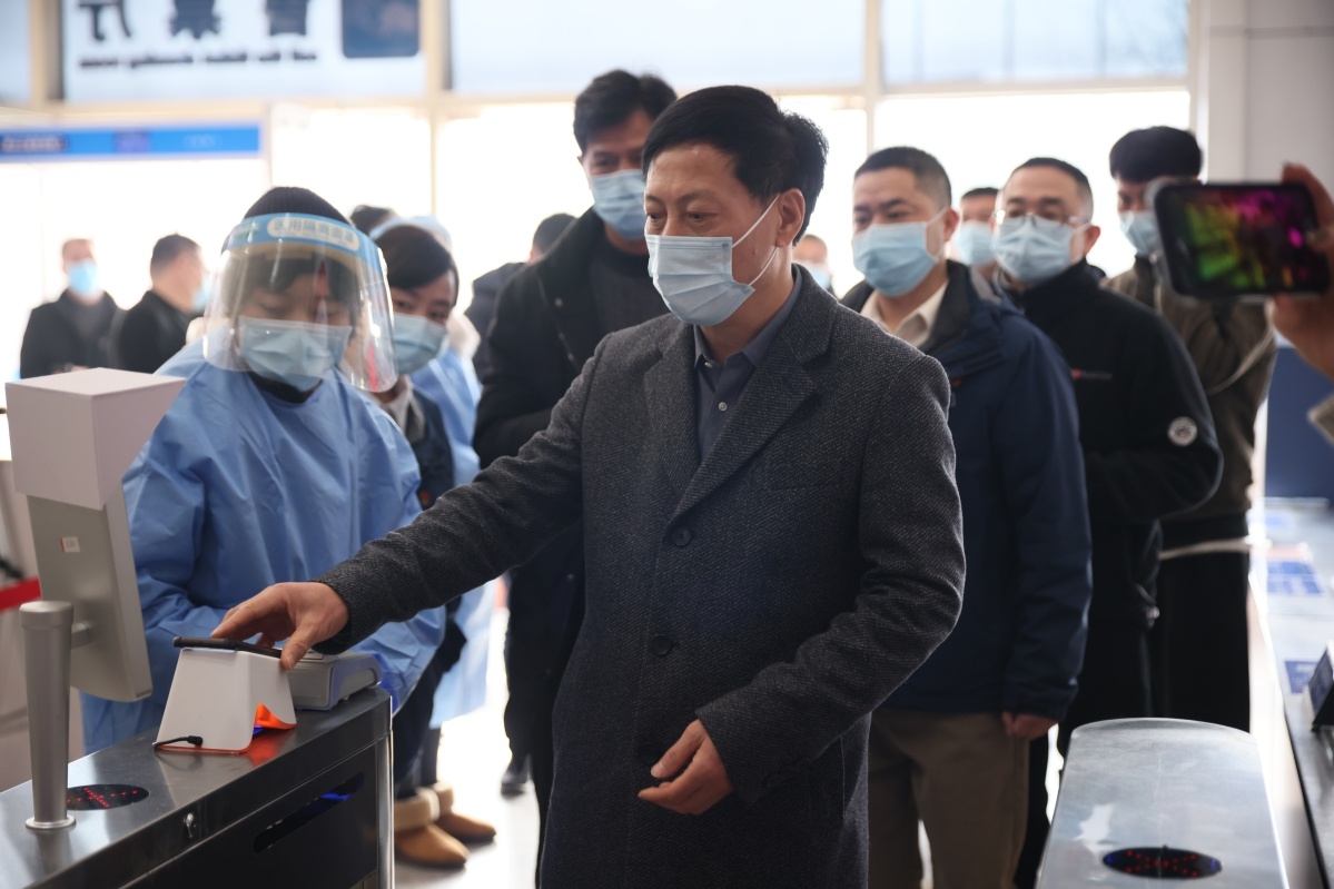 省交通运输厅洪秀敏副厅长赴桐乡开展节前检查