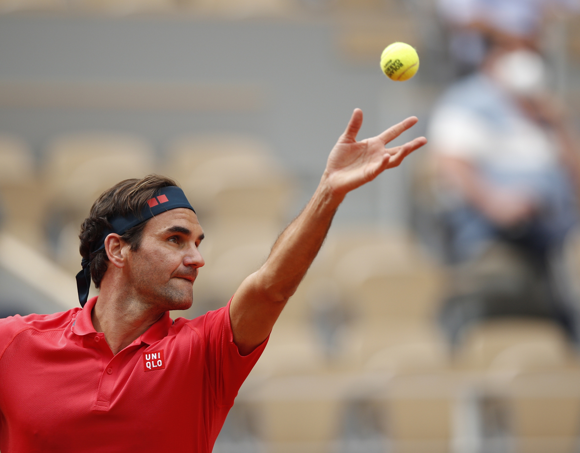 (21)网球——法网:费德勒晋级第三轮