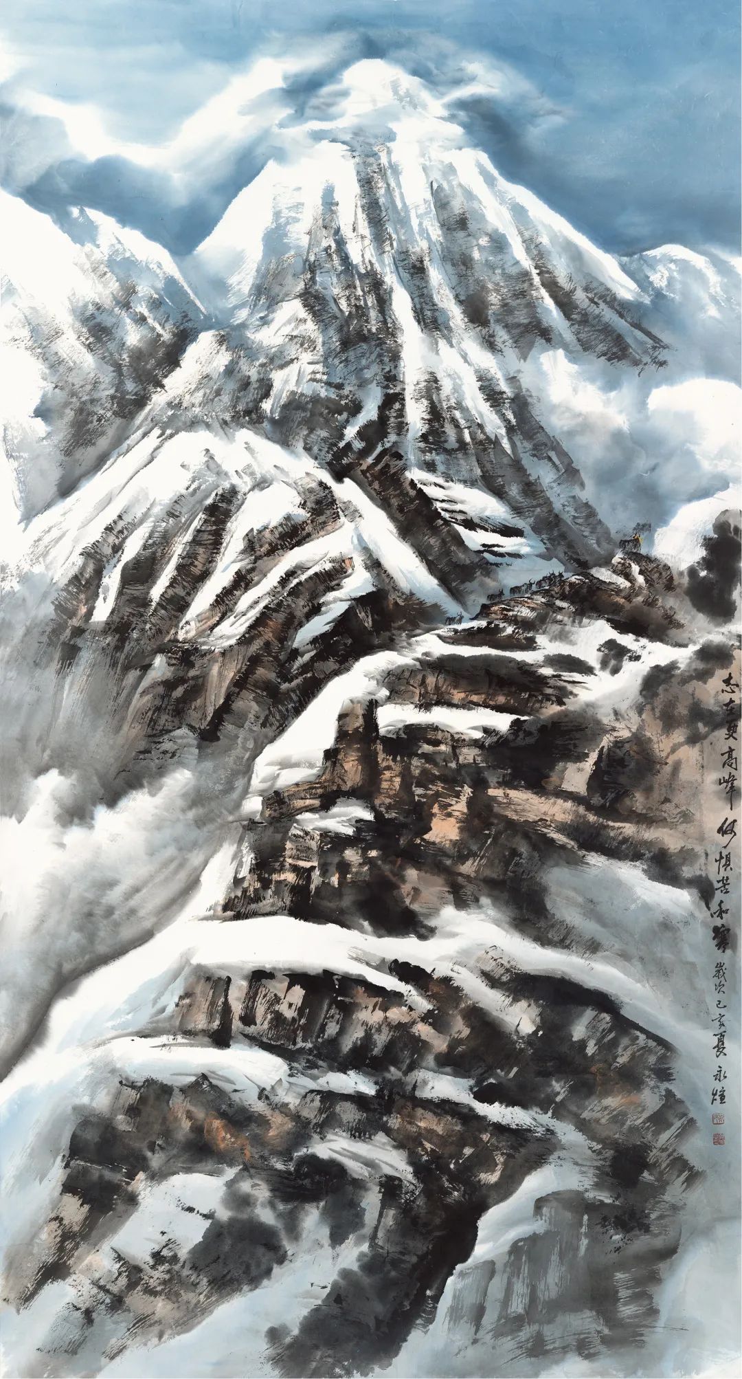 《大国脊梁61圣境峰光—高原雪山画派作品展》陕西 西安开幕