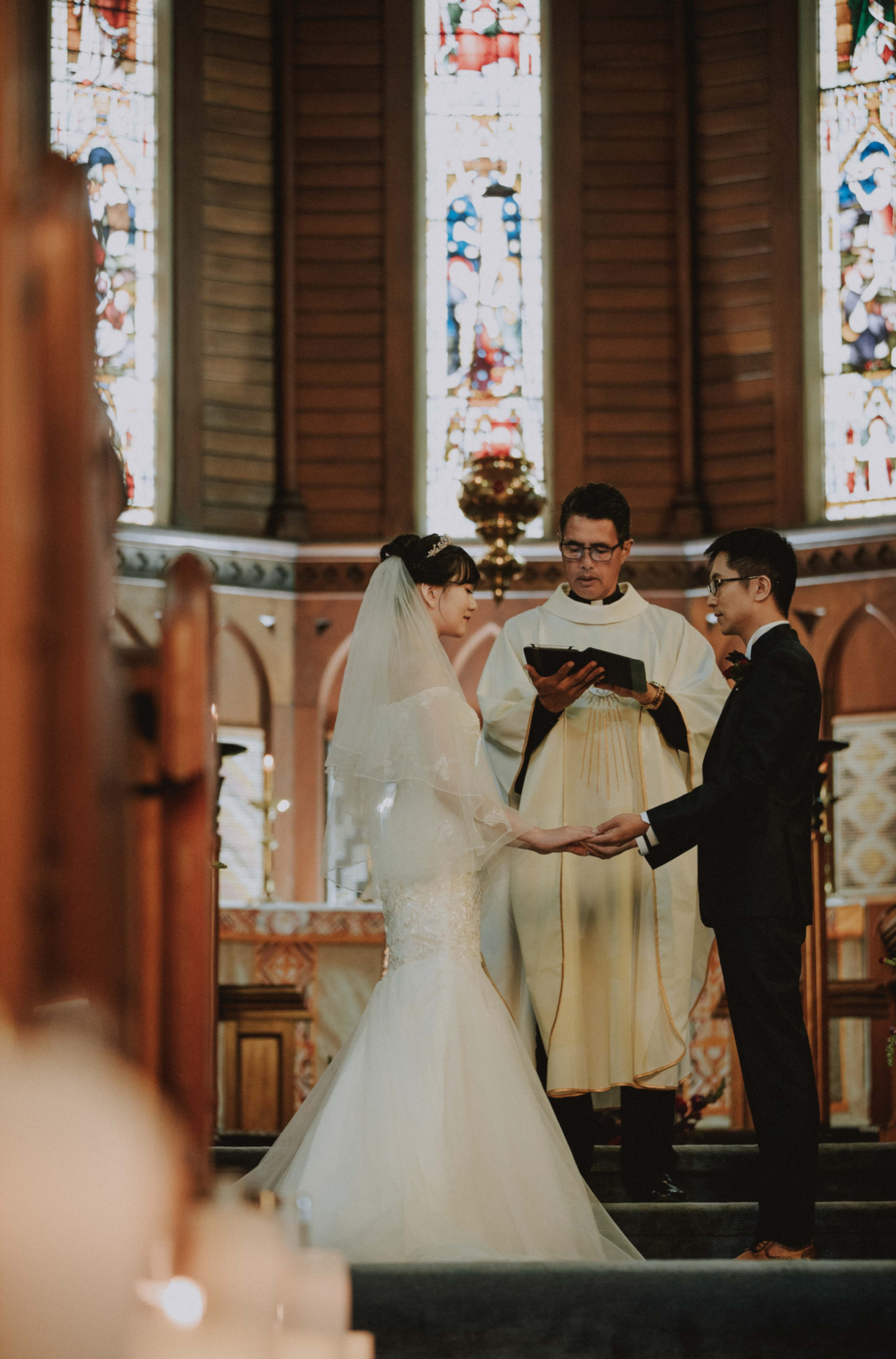 旅行结婚·教堂中惊艳于心的温柔新西兰婚礼