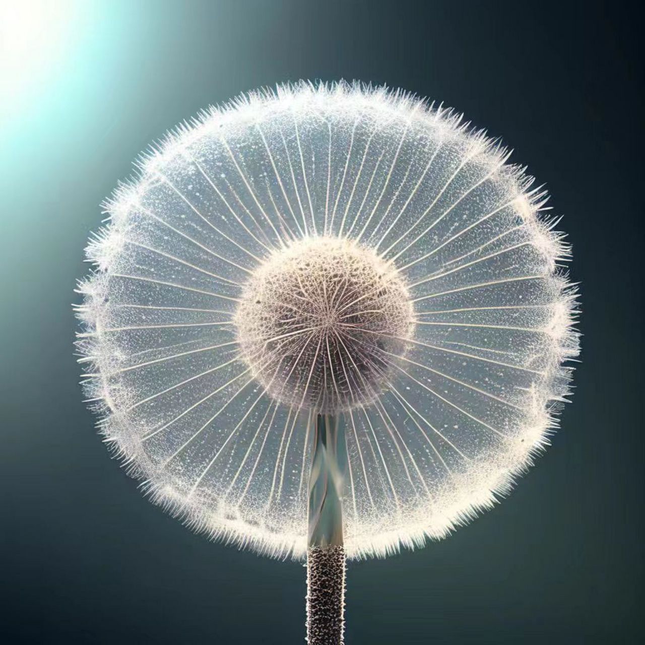 蒲公英随风旅行,所有的羽翼都是自由的象征,  只要迎风启航,它们就能