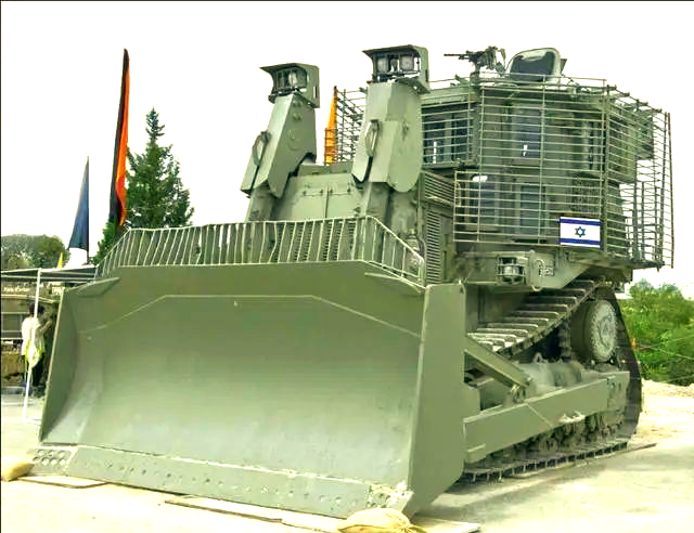 以色列d9r装甲推土机:战场上的多功能作战利器