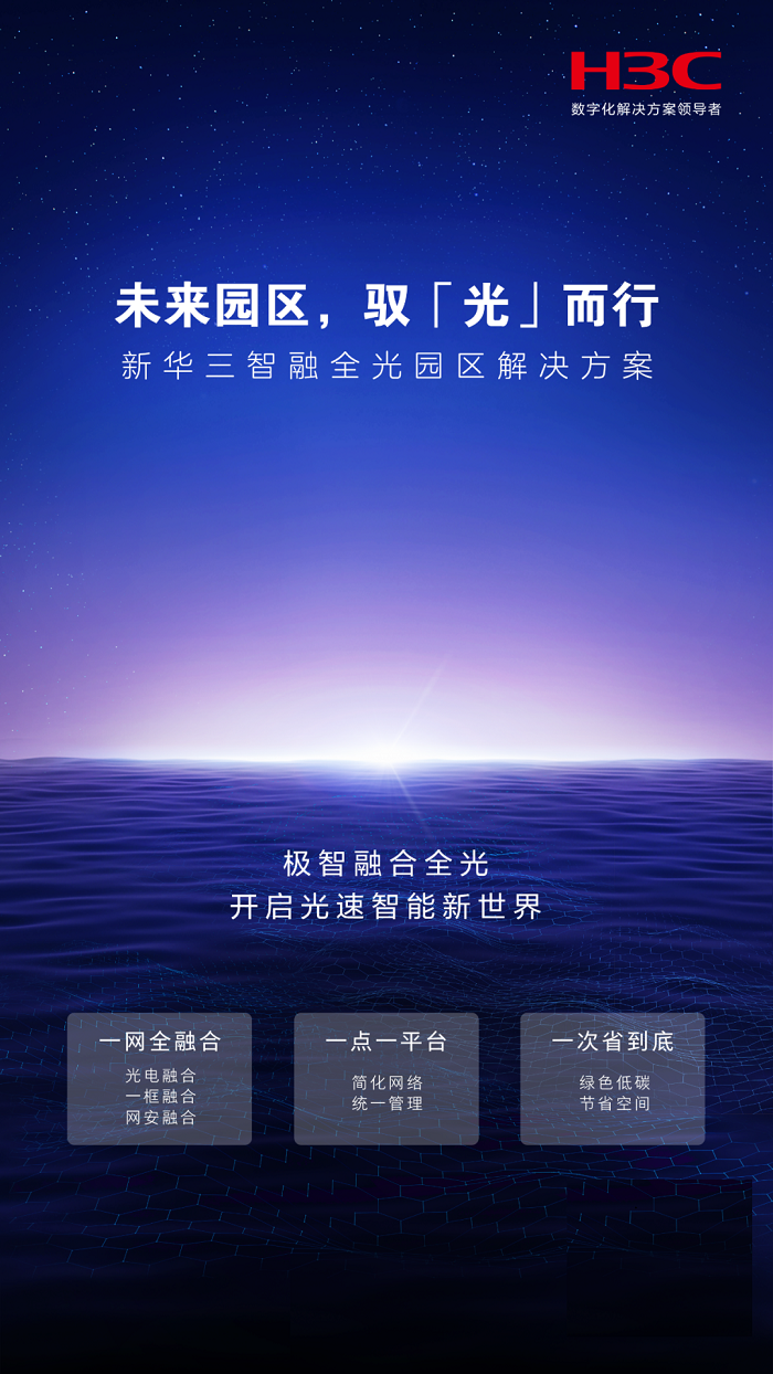 全光网络不做选择题,新华三发布智融全光园区解决方案