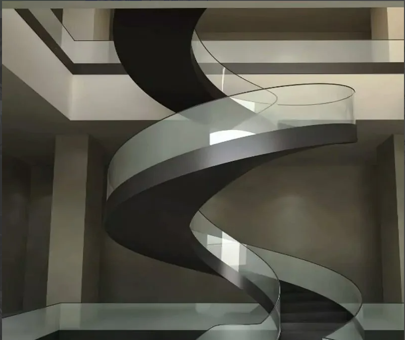 钢结构旋转楼梯,专为装修设计,厂家直销,质量保证