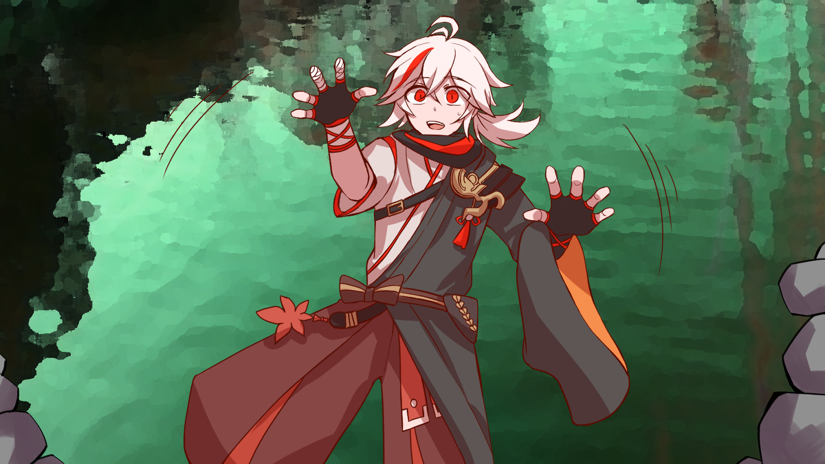 原神角色浅析:浪人武士枫原万叶,随性谦和背后,对友人不顾一切