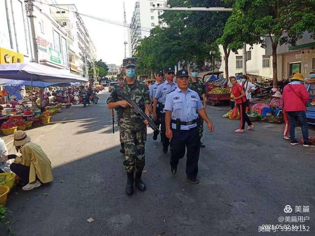 乐东警方—举全局之力做好"五一"期间社会治安巡逻防控工作